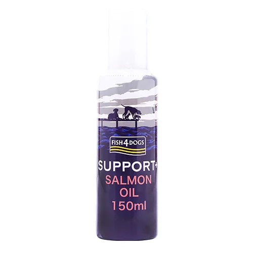 【FISH4DOGS】SUPPORT SALMON OIL / フィッシュフォードッグ サポート サーモンオイル 真空ポンプ 150ml
