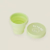 BITE ME (バイトミー)ウォーターカップ 携帯用 Foldable Travel Water Coup<パステルバター>