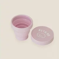 BITE ME (バイトミー)ウォーターカップ 携帯用 Foldable Travel Water Coup<パステルバター>