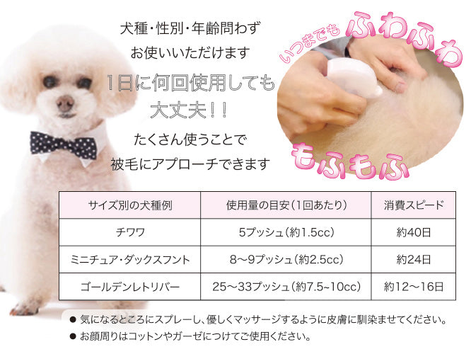 SCALP DOG(スカルプドッグ) フワフワヘア(無香料)<120ml> 被毛ケア 皮膚ケア 育毛