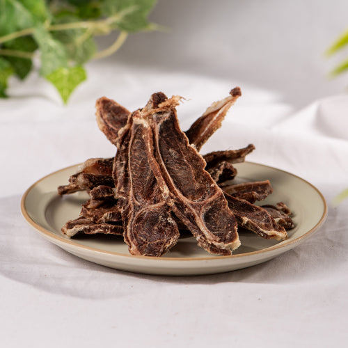 【ROCCA】ロッカ エアドライ 鹿Tボーンスライス(FOR DOG) <80g> 北海道産 えぞ鹿肉 犬用おやつ