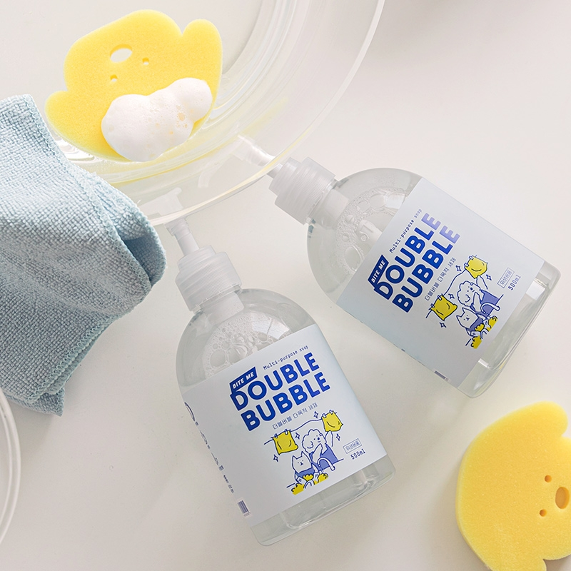 BITE ME (バイトミー)ペット用洗剤 スポンジ セット Double Bubble Multi-purpose soap with songe