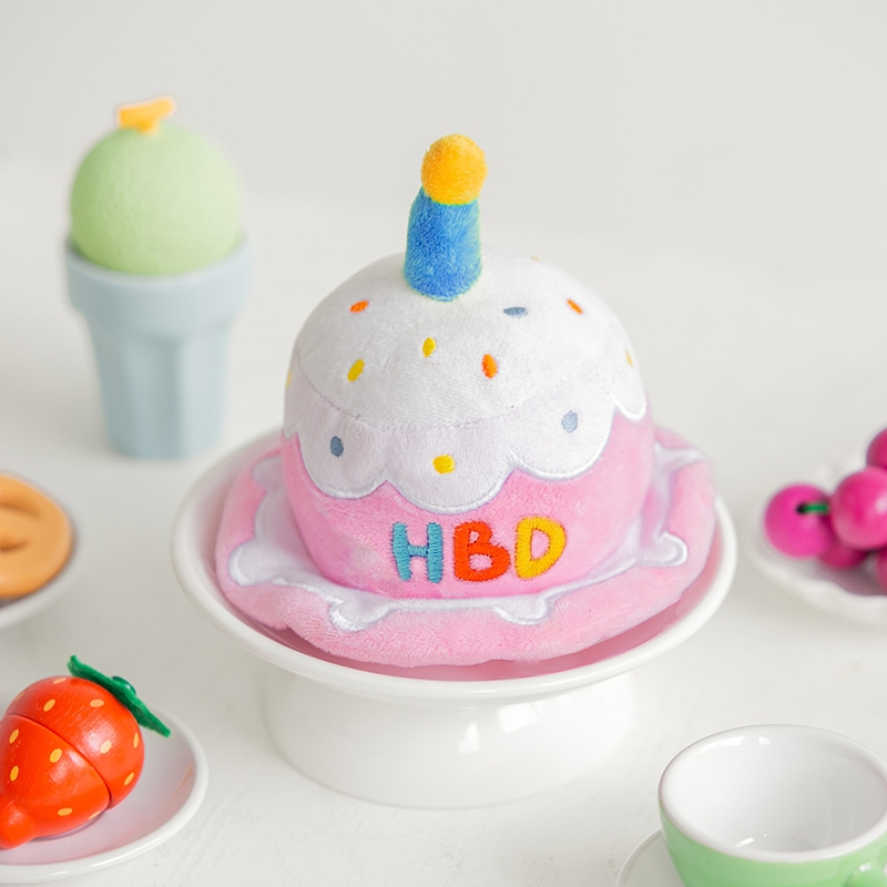BITE ME (バイトミー)ノーズワークトイ おもちゃ HBD party cake hat Toy