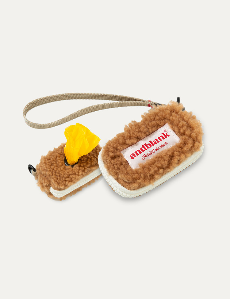 andblank(アンドブランク)マナーポーチ フリースプープバッグ