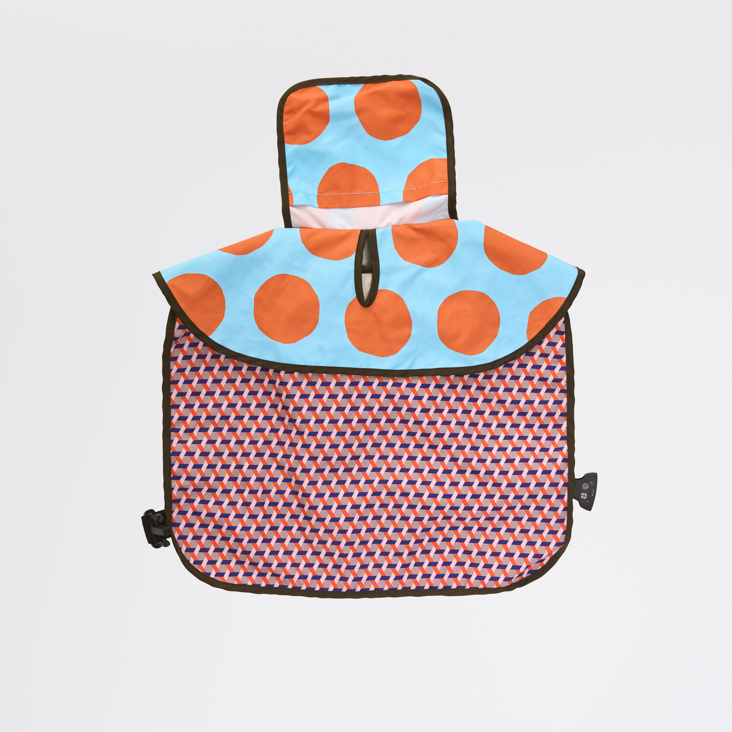COQ Dog wear(コキュウドッグウェア) DOTS CROSS ドッグポンチョ 犬用 レインウェア
