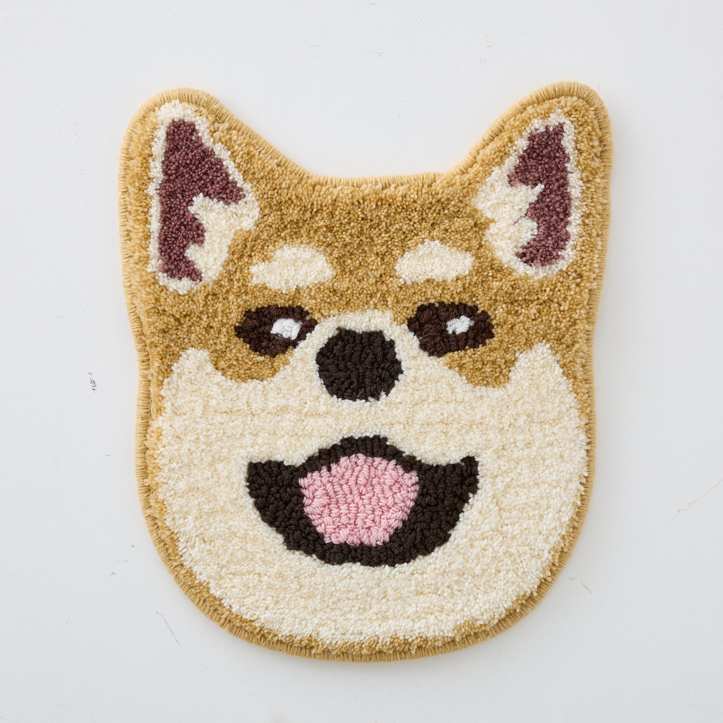 イヌカオ・シバイヌ｜玄関マット・チェアパッド｜＜全１色＞