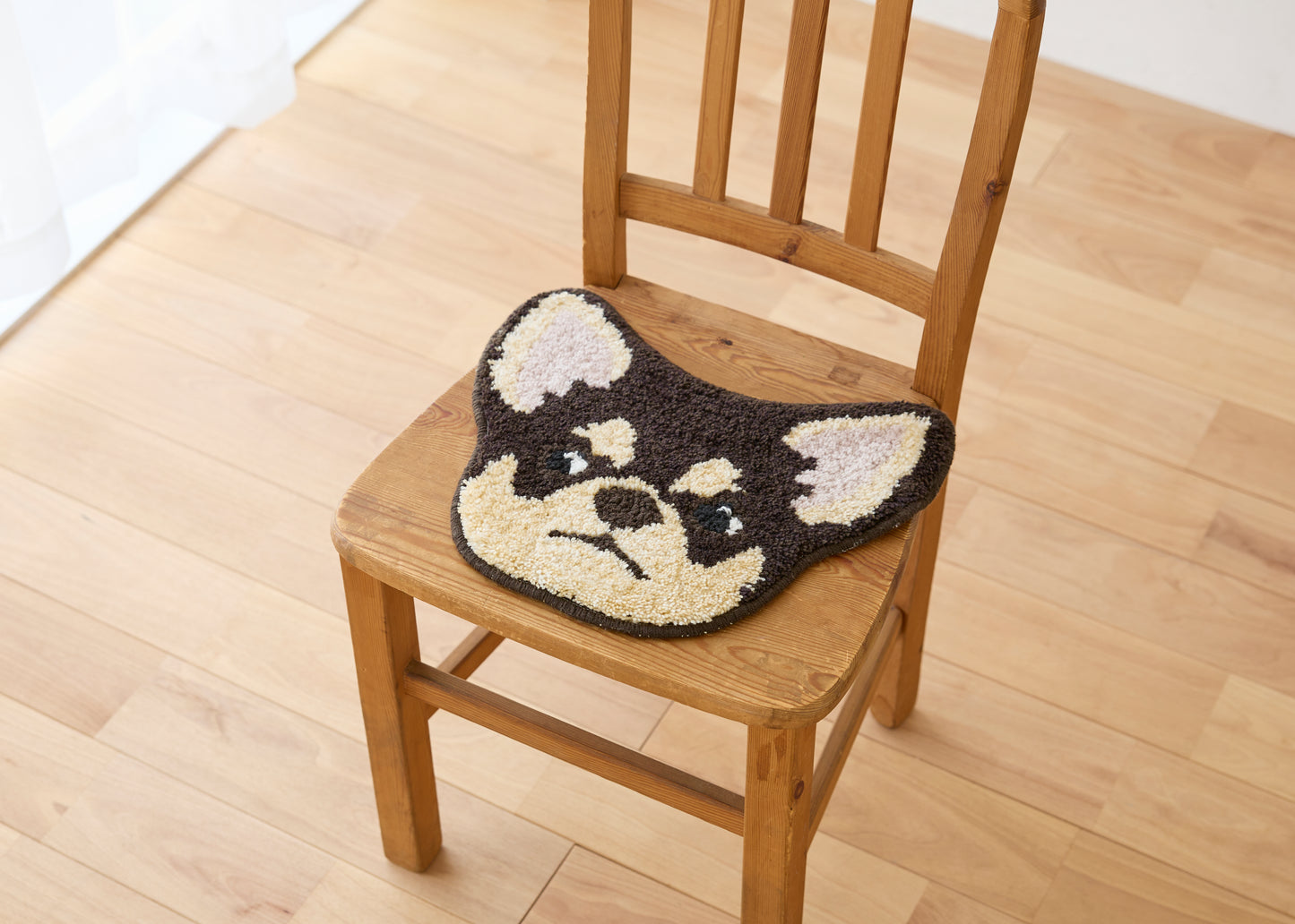 イヌカオ・チワワ｜玄関マット・チェアパッド｜＜全3色＞