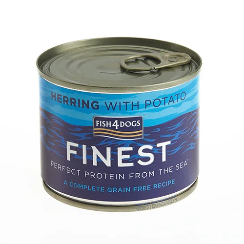 【FISH4DOGS】フィッシュフォードッグ ニシンポテト　缶詰　185g