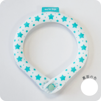 SUO（スオ）2023 SUO 28°ICE COOL RING クールリング ボタン付き熱中症対策 クールアイテム ペット用