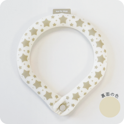 SUO（スオ）2023 SUO 28°ICE COOL RING クールリング ボタン付き熱中症対策 クールアイテム ペット用