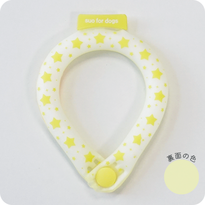 SUO（スオ）2023 SUO 28°ICE COOL RING クールリング ボタン付き熱中症対策 クールアイテム ペット用