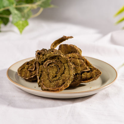 【ROCCA】ロッカ　エアドライ　鹿トライプジャーキー（FOR DOG） <50g>　北海道産 えぞ鹿肉 犬用おやつ