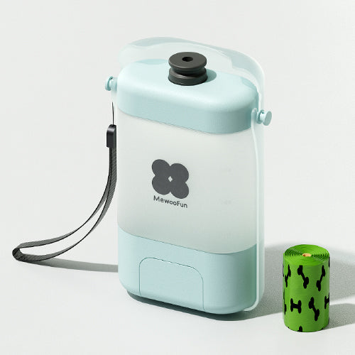 MewooFun（ミオファン）ペット用給水ボトル ハンドストラップタイプ＜全4色＞ 携帯用 お出かけ用品