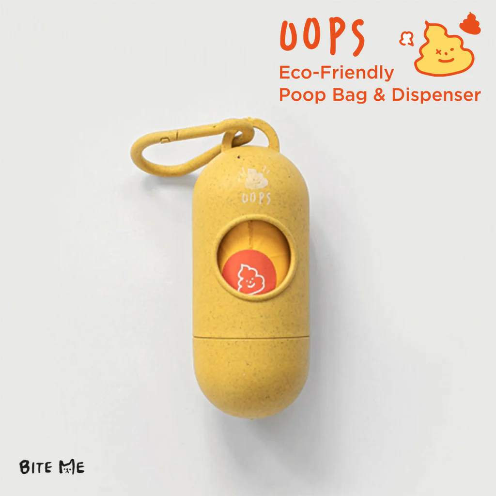 BITE ME （バイトミー）マナー袋+ケース セット 環境配慮素材 Oops Eco-Friendly Poop Bag & Dispenser 