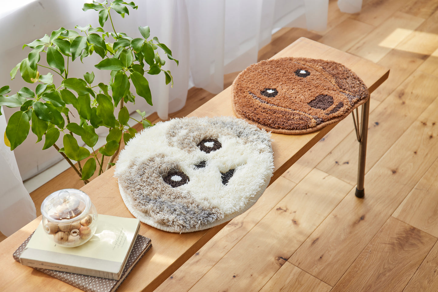 イヌカオ・シーズー｜玄関マット・チェアパッド｜＜全１色＞