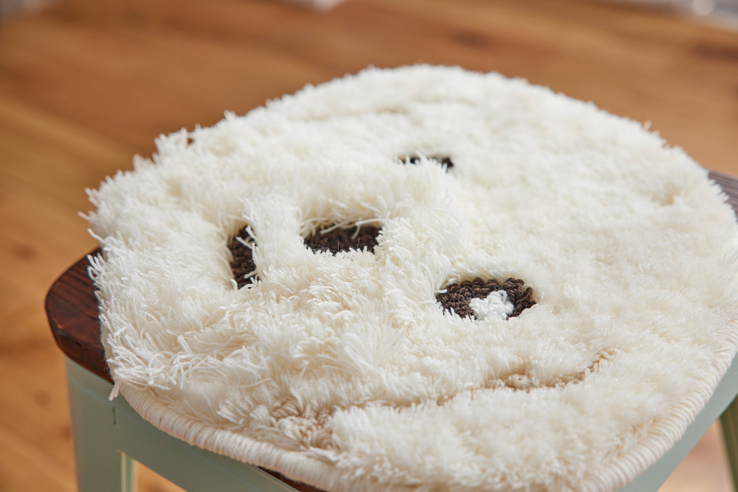 イヌカオ・マルチーズ｜玄関マット・チェアパッド｜＜全1色＞