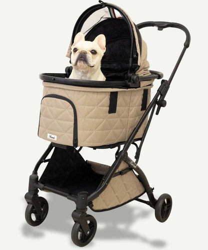ONEKOSAMA OINUSAMA　リコルドバギー＜全2色＞ ペットカート  軽量 キャリー分離型 小型犬 中型犬